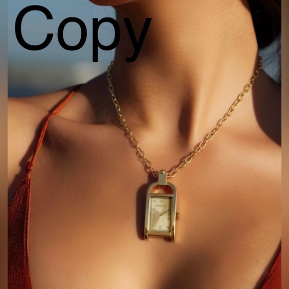 NWT Invicta Mini Angel Gold-tone Watch Necklace - Picture 2 of 8